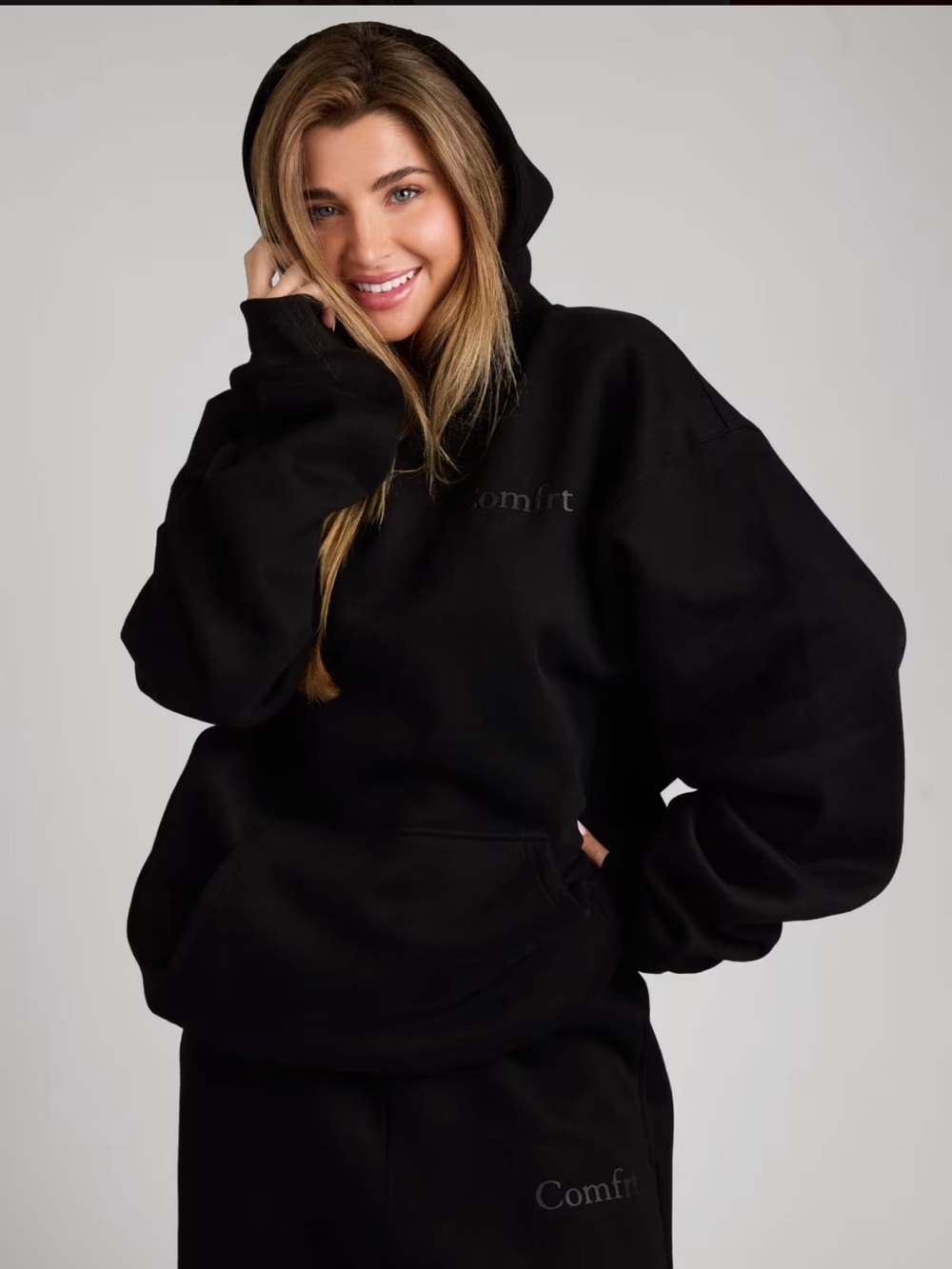 Comfrt Black Sweatsuit NWOT